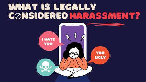 What Is Legally Considered Harassment What Are The Different Types Of Harassment Charges