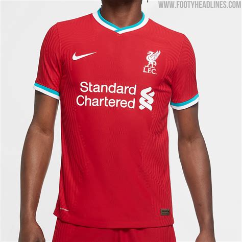 The home shirt is a dark red this time with white pinstripes. Officially Explained: What Inspired Nike's Liverpool 20-21 ...