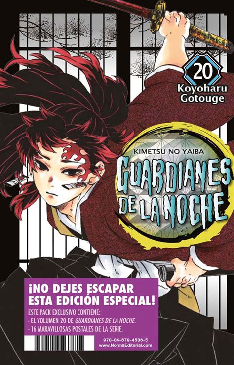 Des.Guardianes de la noche 20 Comic Manga Kimetsu No Yaiba Edición