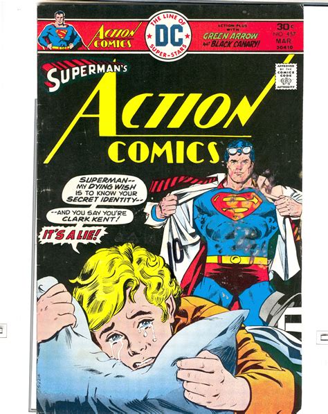 Crazy Comics Cover Action Comics 457 Youre Not Clark Kent And I Can