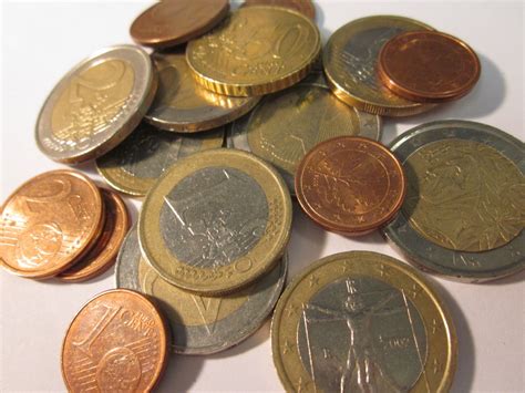 Free Images Money Currency Euro Coin Bronze Coins Loose Change