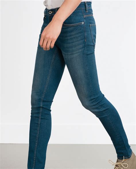 Zara Skinny Jeans In Blue For Men Bluish Lyst