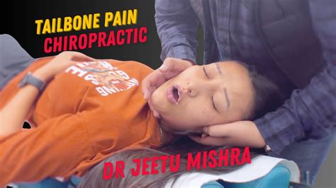 Tailbone Pain Chiropractic Treatment By Dr Jeetu Mishra Youtube