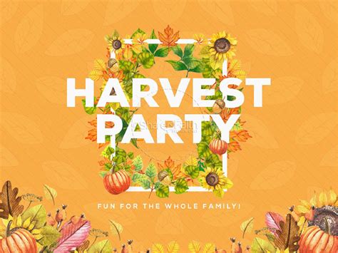 Harvest Party Church Media Powerpoint Clover Media