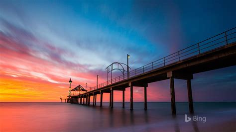 Brighton Pier Sunset 2020 Bing Desktop Preview