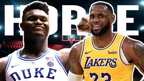 Lebron James And Zion Williamson Play Horse Youtube