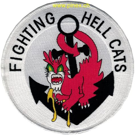 Vf 5 Patch Fighting Hell Cats Pinex Badges Armeeabzeichen Sticken