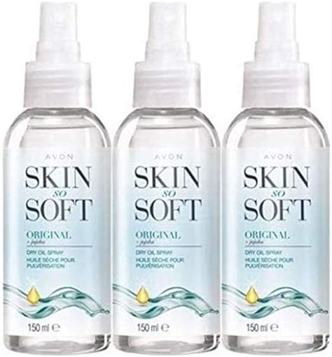 Avon 3 X Avon Mosquito Insect Repellentskin So Soft Original Dry Oil