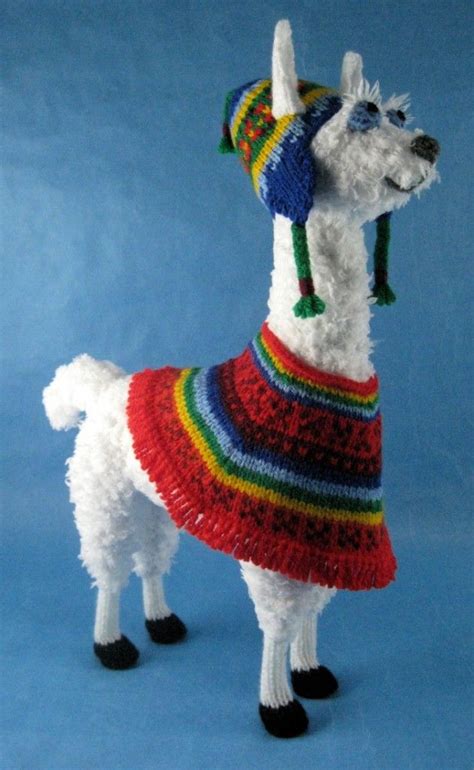 Knitting Pattern For Peruvian Llama By Alan Dart Knitted Toys Free