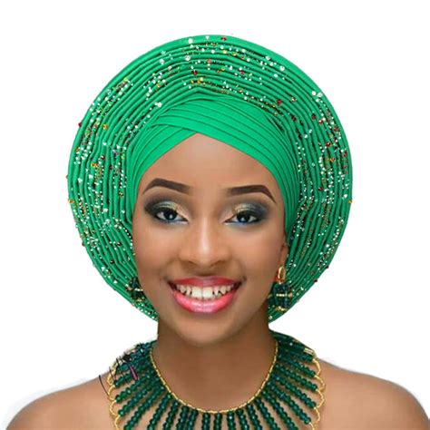 Buy African Head Wrap African Headtie Turban For Woman Auto Gele Aso Oke