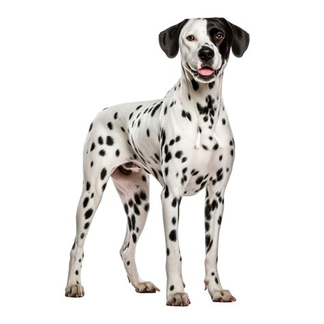 Standing Dalmatian Dog Puppy Canine Mammals Png Transparent Image