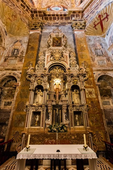 Cathedral Of Santiago De Compostela Galicia Spain Chapel Of The