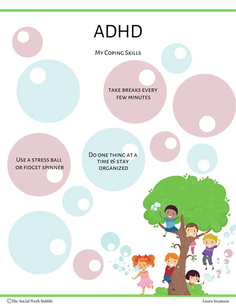 Adhd Play Therapy Worksheets Activity For Kids Mental Etsy