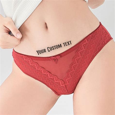 Custompersonalised Adult Temporary Tattoos Tramp Stamps Etsy Uk