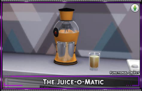 The Sims 4 The Juice O Matic Functional Juicer Best Sims Mods