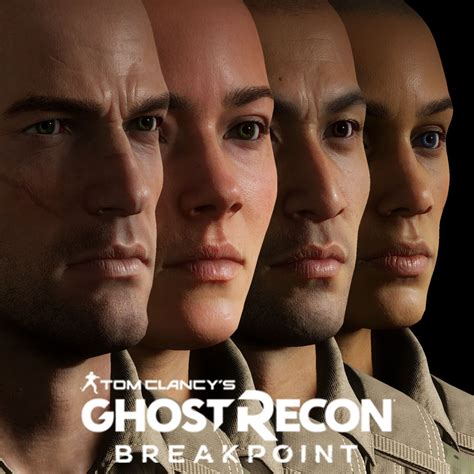 Ghost Recon Breakpoint Player Head Remi Luizy On Artstation At