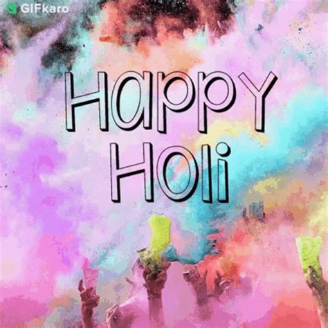 Happy Holi Colorful Background 