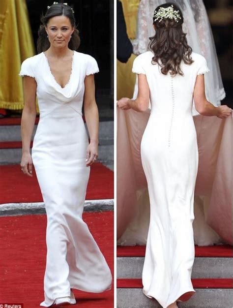 A Right Royal Wedding Kates Wedding Dress Revealed Pippa Middleton
