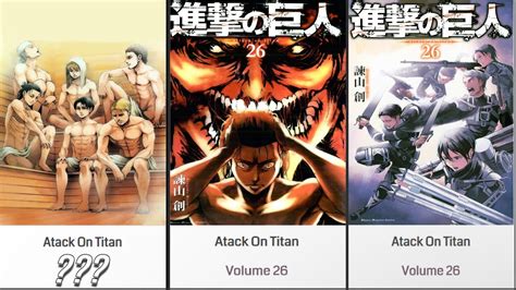 Attack On Titan Manga Covers Nimfagenius