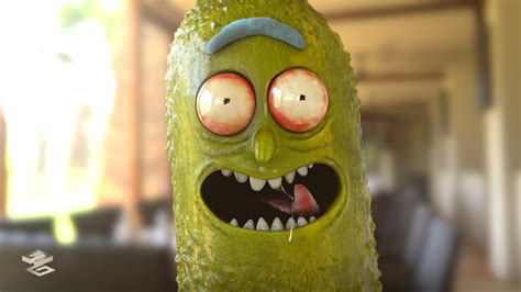 Artstation Pickle Rick • Personal Project