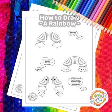 Easy Tutorial Learn How To Draw A Rainbow Step By Step 062023