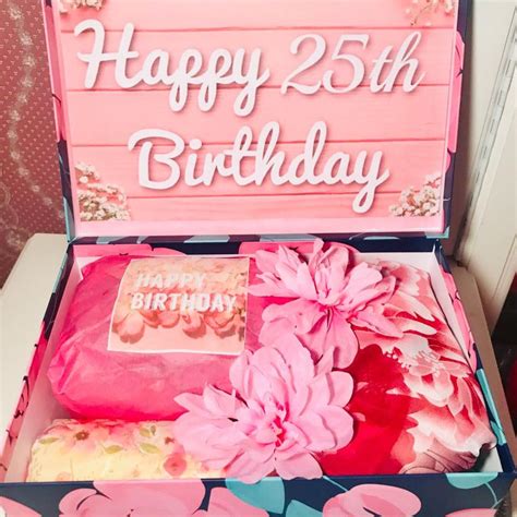 She'll always look back to her 25th birthday as the year she received some truly awesome presents. 25th Birthday YouAreBeautifulBox. 25 Birthday Girl. 25th ...