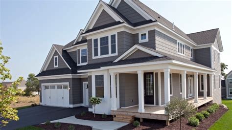 Gauntlet Gray And Pure White By Sherwin Williams House Paint Exterior