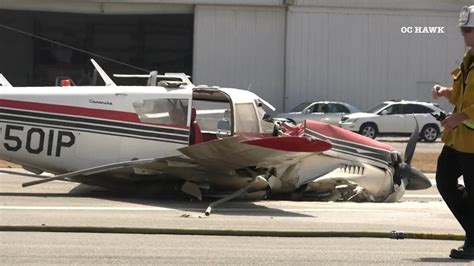 Crash Landing At Fullerton Airport Leaves 2 Hospitalized Orange