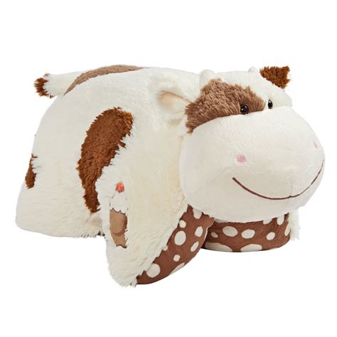 Chocolate Milkshake Cow Sweet Scented Pillow Pet 18inch Large Plush