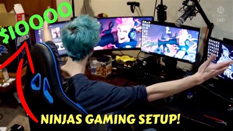 Ninjas 10000 Gaming Setup Fortnite Stream Highlights Youtube