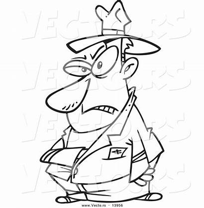 Villain Coloring Jacket Cartoon Mean Outline Drawing