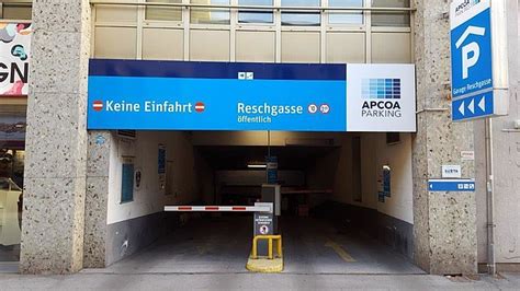 Parken In Tiefgarage Reschgasse Wien Apcoa Apcoa Parking