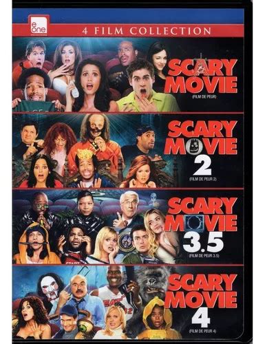 Scary Movie 1 2 3 4 Boxset Collection 4 Peliculas Dvd Envío Gratis