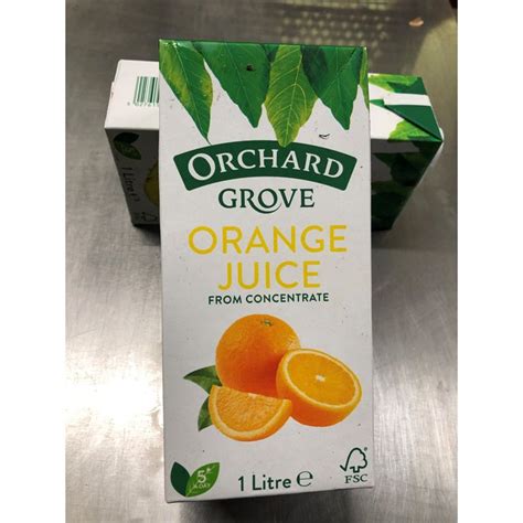 Orange Juice 1ltr Heddens Of Woodtown Farm
