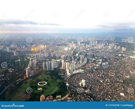 Aerial View Of Manila Philippines Stock Photo Image Of Building