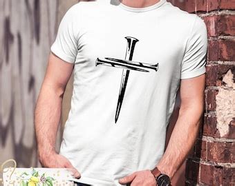 Faith Men S T Shirt Men S Christian Shirt Cross Etsy