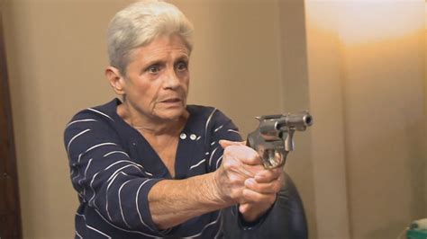 Grandma Pulls Out Pistol When Intruder Invades Her Home - YouTube