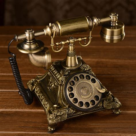 Vintage Antique Style Phone Old Fashioned Retro Handset Old Telephone