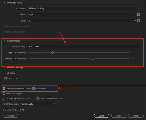 Whats The Best Export Settings In Premiere Pro Cc For Youtube