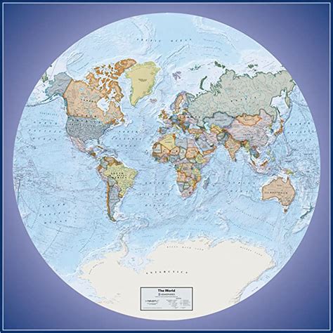Waypoint Geographic Hemispheres Global View World