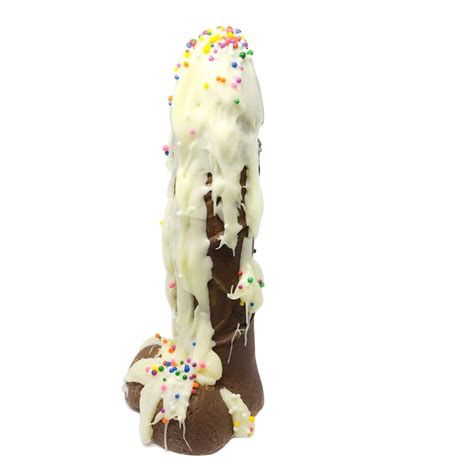 Big Chocolate Penis Realistic With Ice Pack Oz Etsy