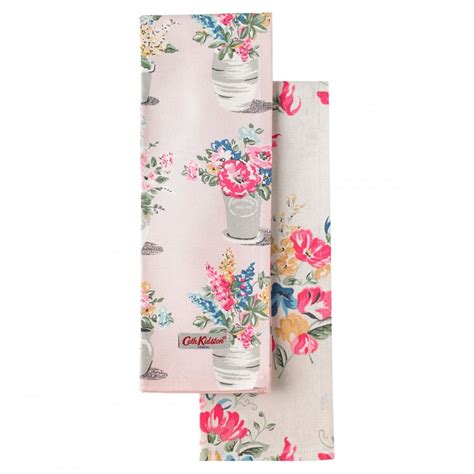 Cath Kidston Flower Pots Set of 2 Tea Towels 566681
