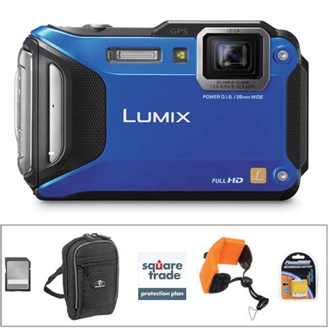 Panasonic Lumix Dmc Ft5 Digital Camera Deluxe Kit Blue Bandh