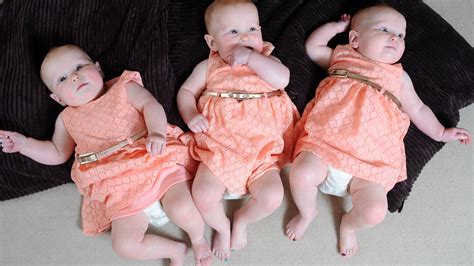 Spot The Difference Meet The Colour Coded Triplets Wales Itv News Hot Sex Picture