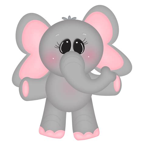 Dibujo Elefante En Color Dibujo De Elefante Con La Trompa Levantada