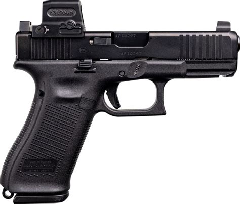 Glock 45 Mos Gunsite 9mm Pistol Polymer Sights Holosun He509t Rd X2