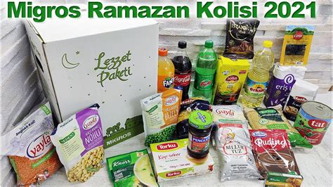 Migros Ramazan Kolisi Migros Ramazan Paketi Ramazan