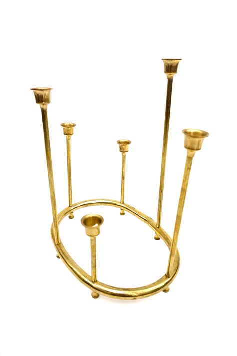 Vintage Brass Candlestick Holders Candelabra Set Of 10 Etsy