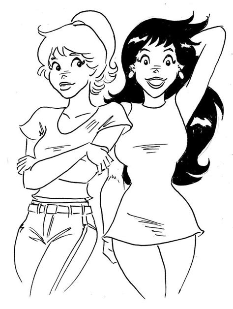 Betty And Veronica By Pookieart On Deviantart