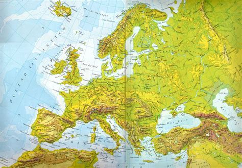 Mappa Europa Muta Fiumi Hd